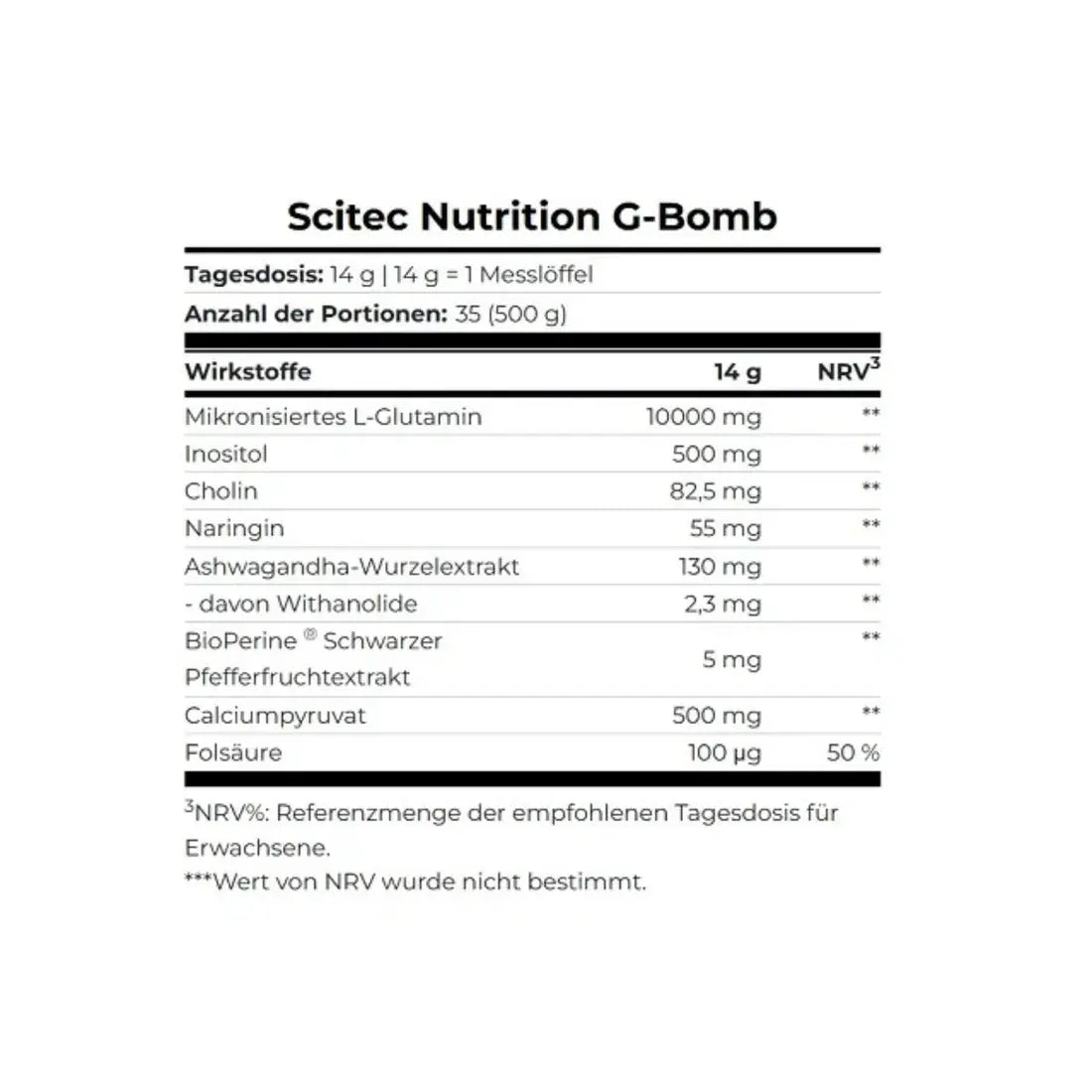 Scitec G-Bomb 500g