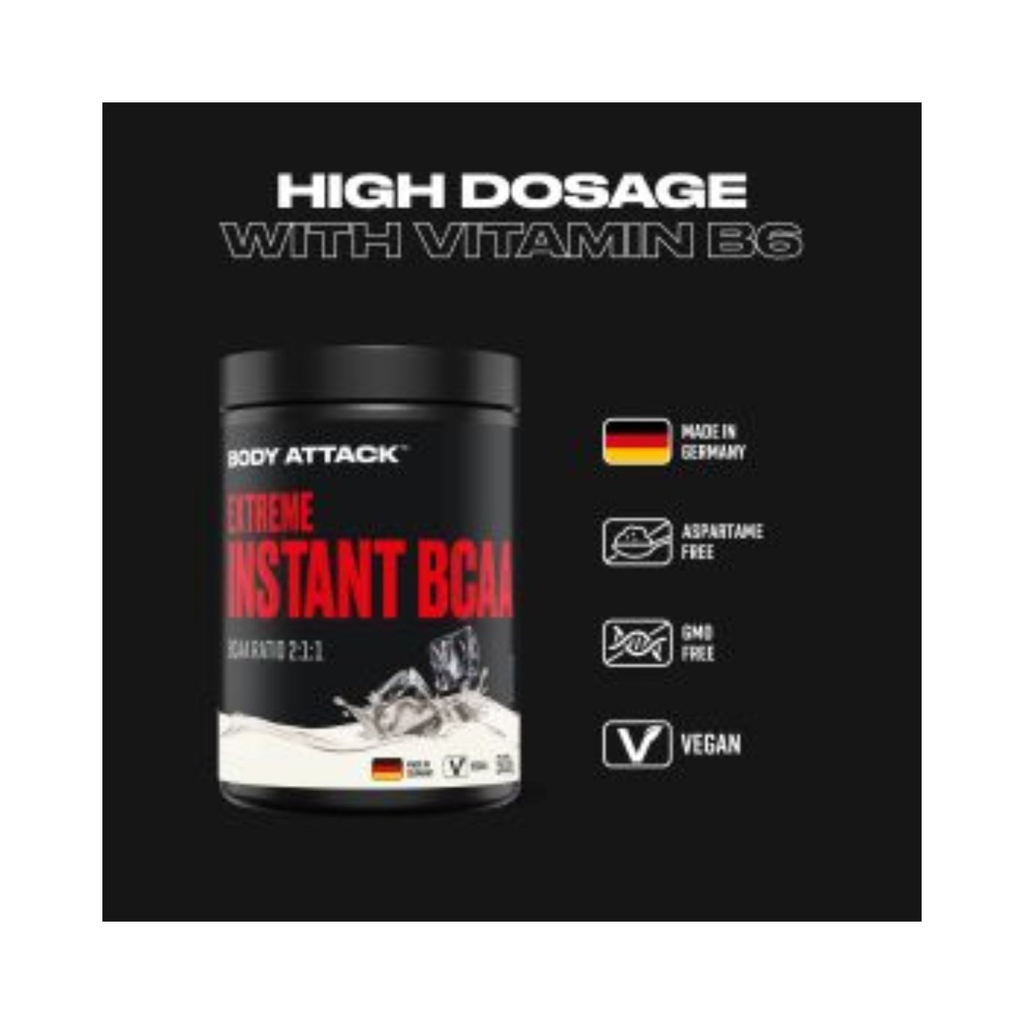 Body Attack Instant BCAA Extreme 500g