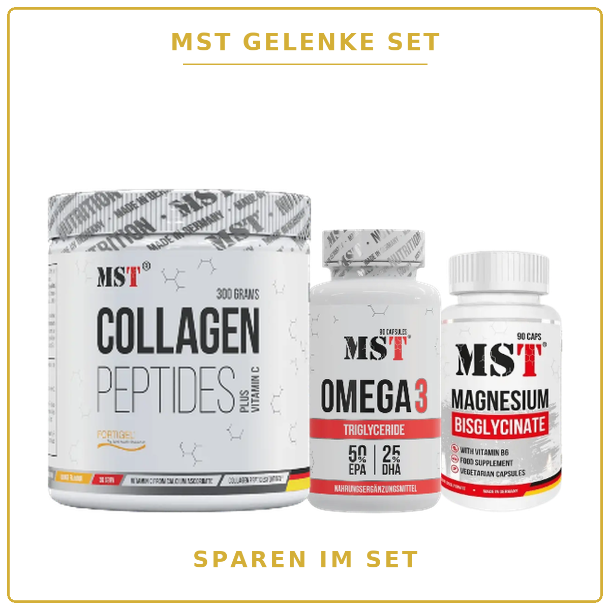 MST Gelenke Set – Collagen Fortigel®, Omega 3 & Magnesium