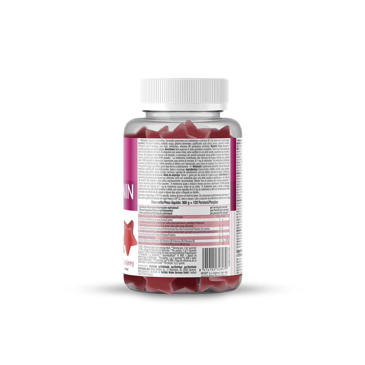 Weider Melatonin Gummies 60 Stück