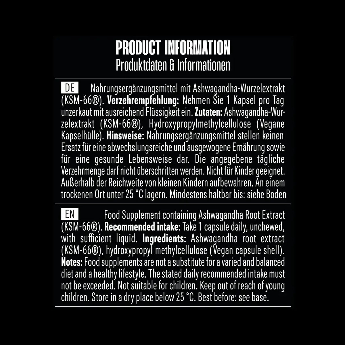 Big Zone Ashwagandha KSM-66® 120 Kapseln