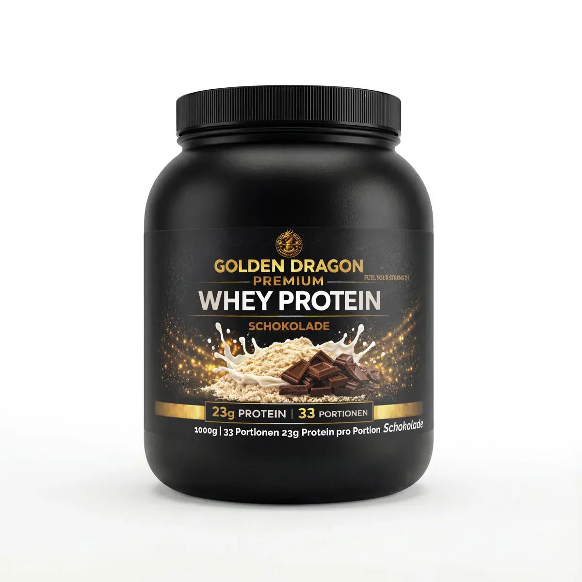 Golden Dragon Premium Whey Protein Schokolade - 1.000g