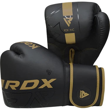 RDX F6 Kara Boxhandschuhe Training Schwarz aus Maya Hide