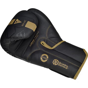 RDX F6 Kara Boxhandschuhe Training Schwarz aus Maya Hide