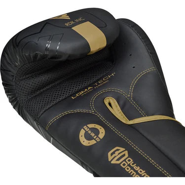 RDX F6 Kara Boxhandschuhe Training Schwarz aus Maya Hide