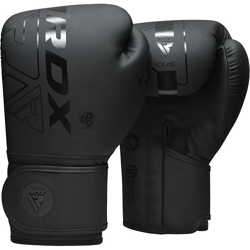 RDX F6 Kara Boxhandschuhe Training Schwarz aus Maya Hide