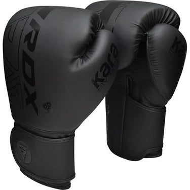 RDX F6 Kara Boxhandschuhe Training Schwarz aus Maya Hide