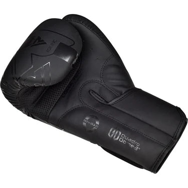 RDX F6 Kara Boxhandschuhe Training Schwarz aus Maya Hide