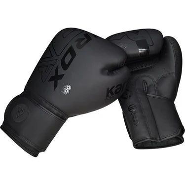 RDX F6 Kara Boxhandschuhe Training Schwarz aus Maya Hide