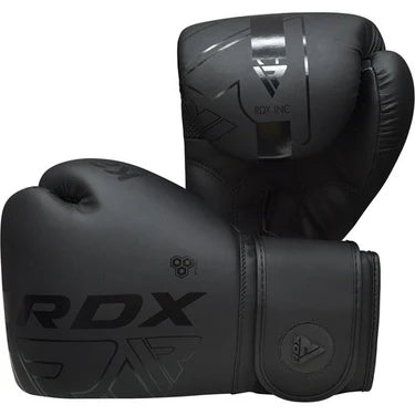 RDX F6 Kara Boxhandschuhe Training Schwarz aus Maya Hide