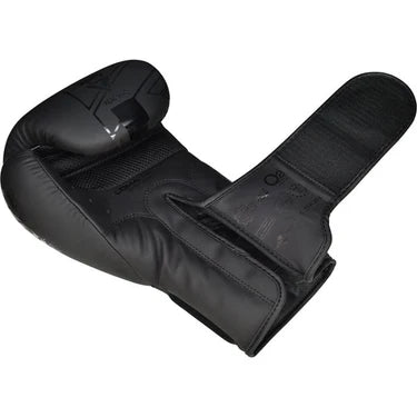 RDX F6 Kara Boxhandschuhe Training Schwarz aus Maya Hide