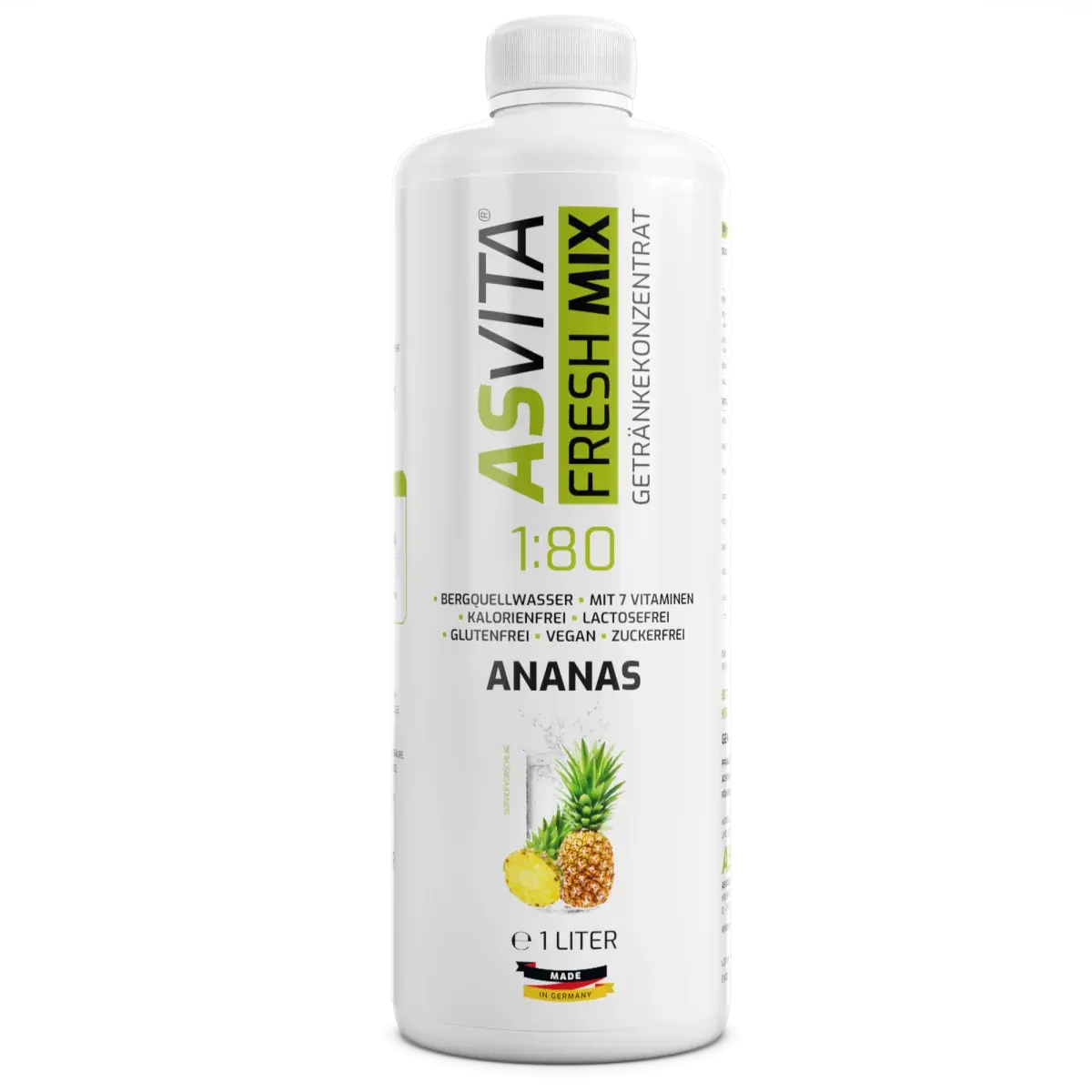 ASVita Fresh Mix 1:80 Getränkekonzentrat 1 Liter