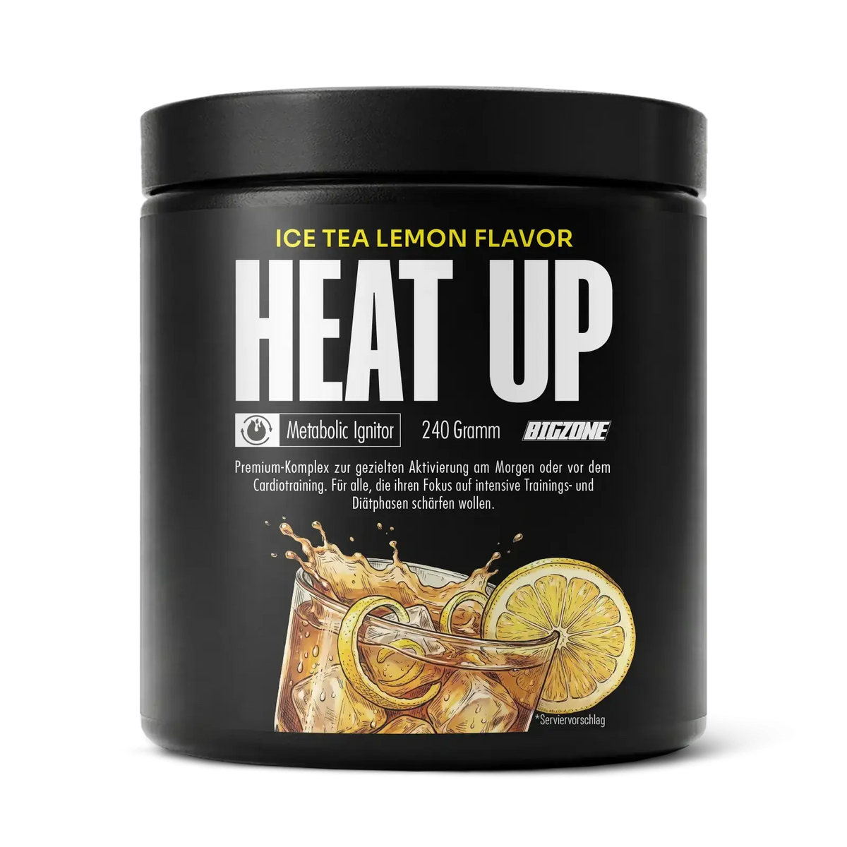 Big Zone Heat Up 240 g Eistee Zitrone