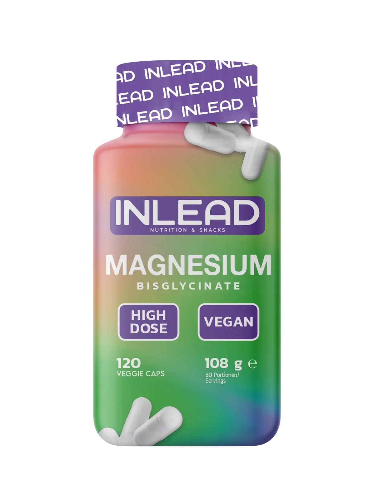 INLEAD Magnesium Bisglycinate 120 Kapseln