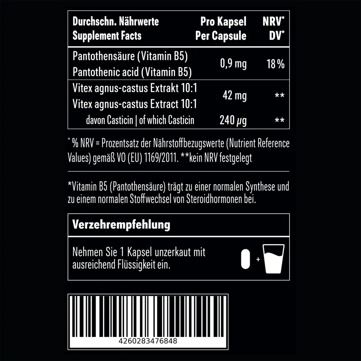Big Zone Mönchspfeffer 120 Kapseln