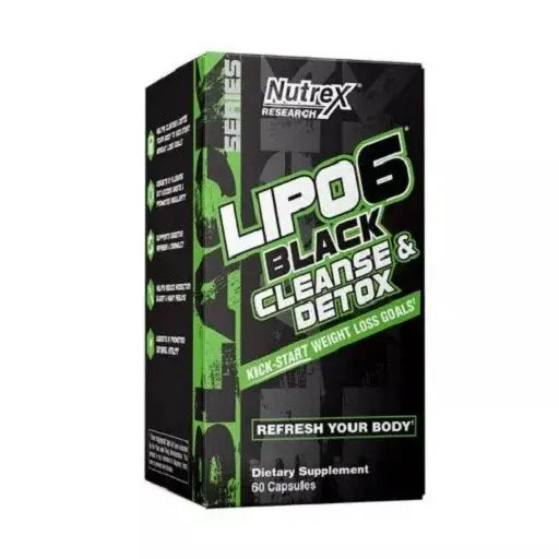 Nutrex Lipo 6 Black CLEANSE & DETOX 60 Kapseln
