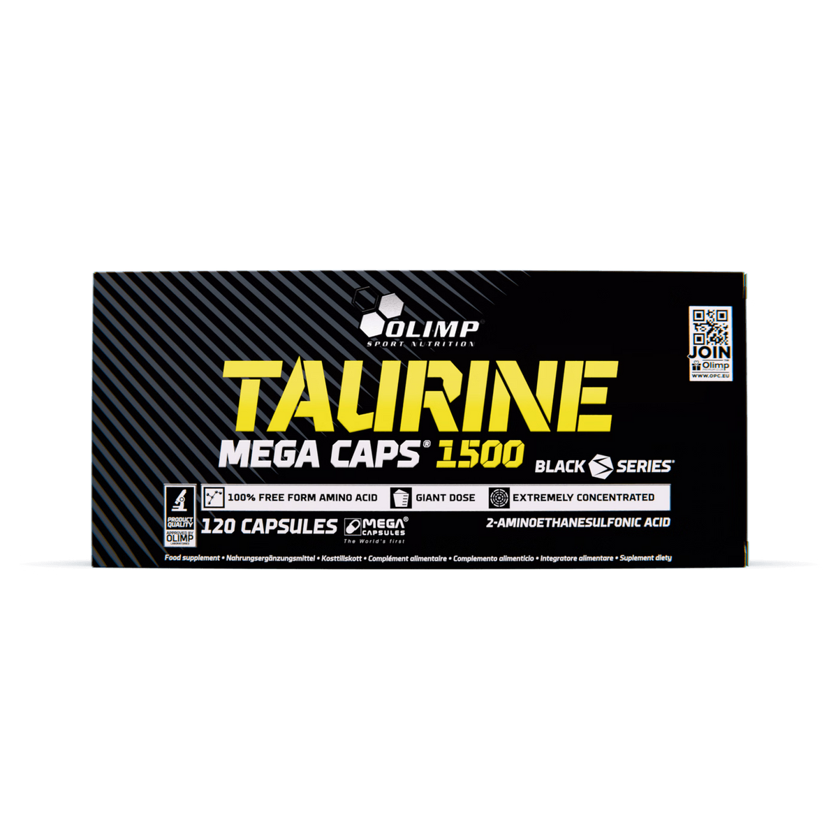 Olimp Taurine Mega Caps 1500 120 Kapseln