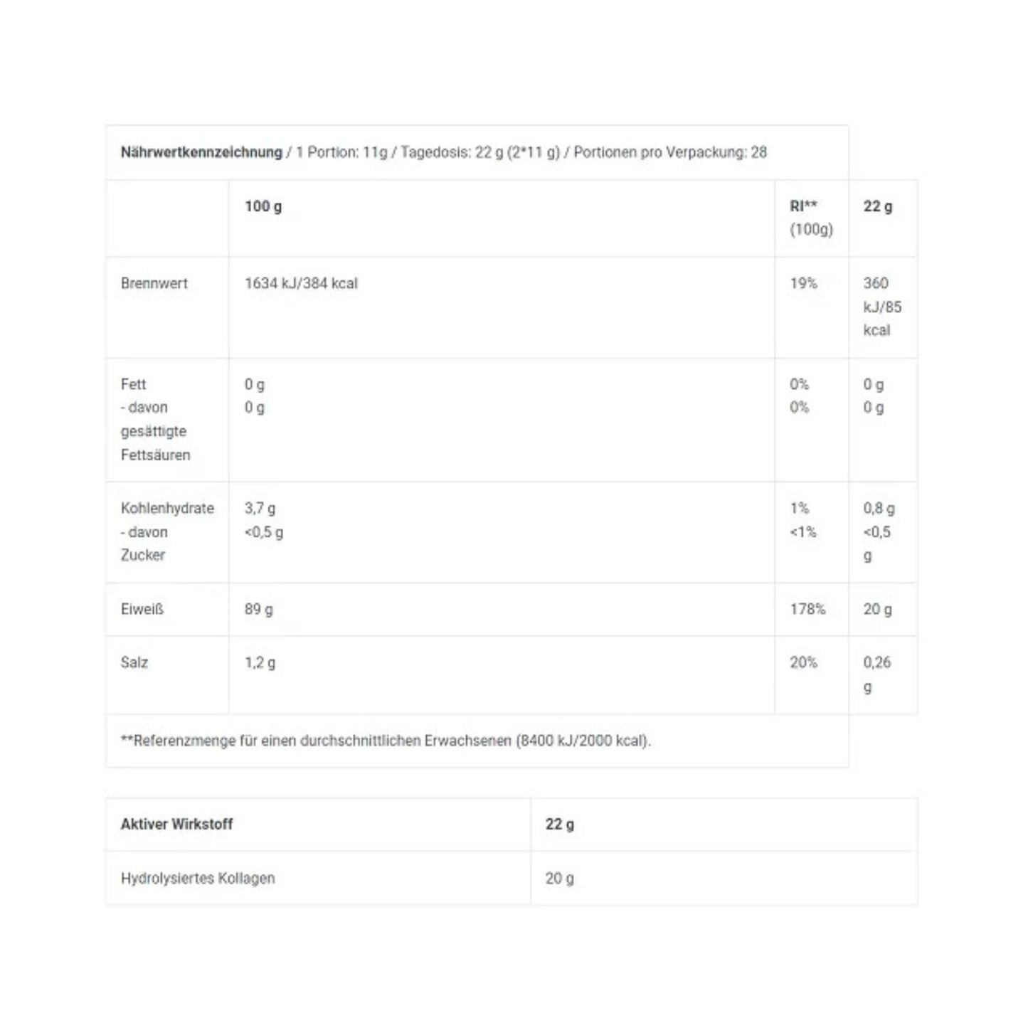 BioTech Clear Collagen 308g