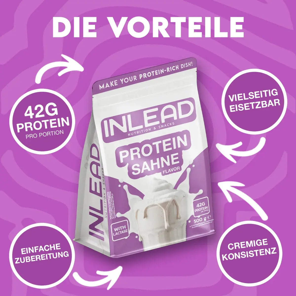 INLEAD Protein Sahne 300 g