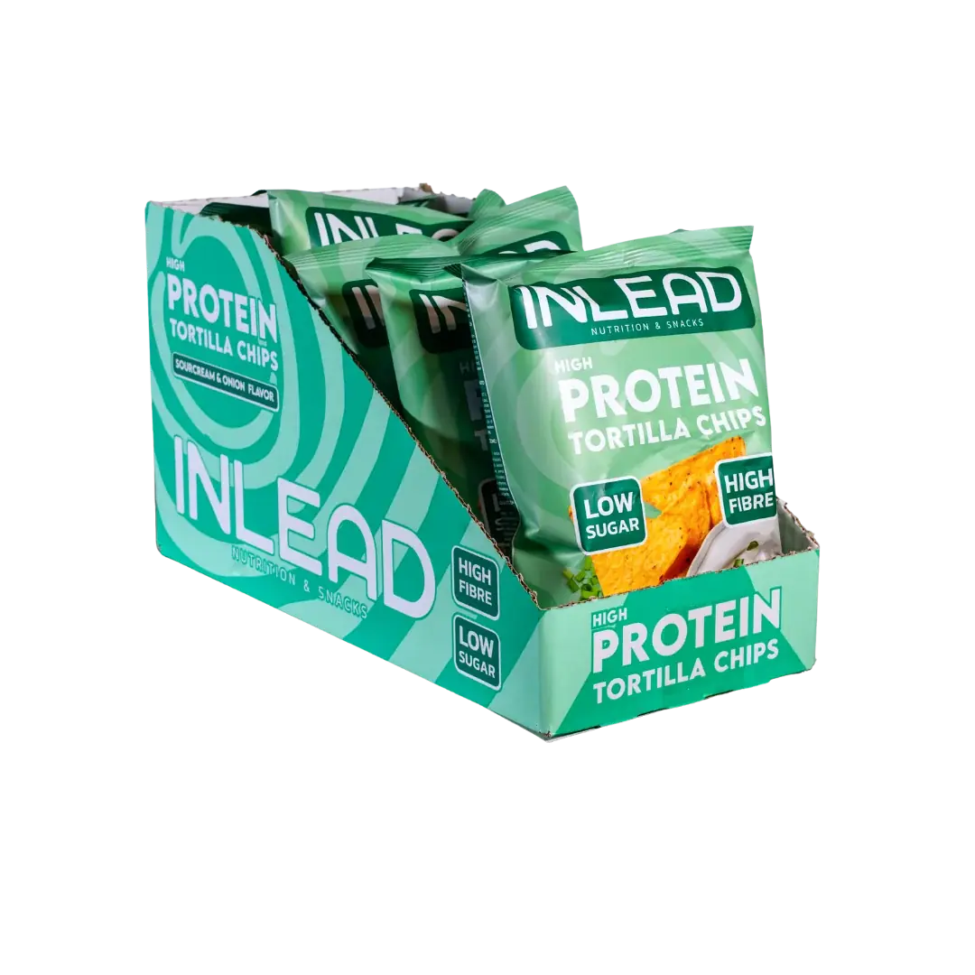 INLEAD High Protein Tortilla Chips 6 × 50 g