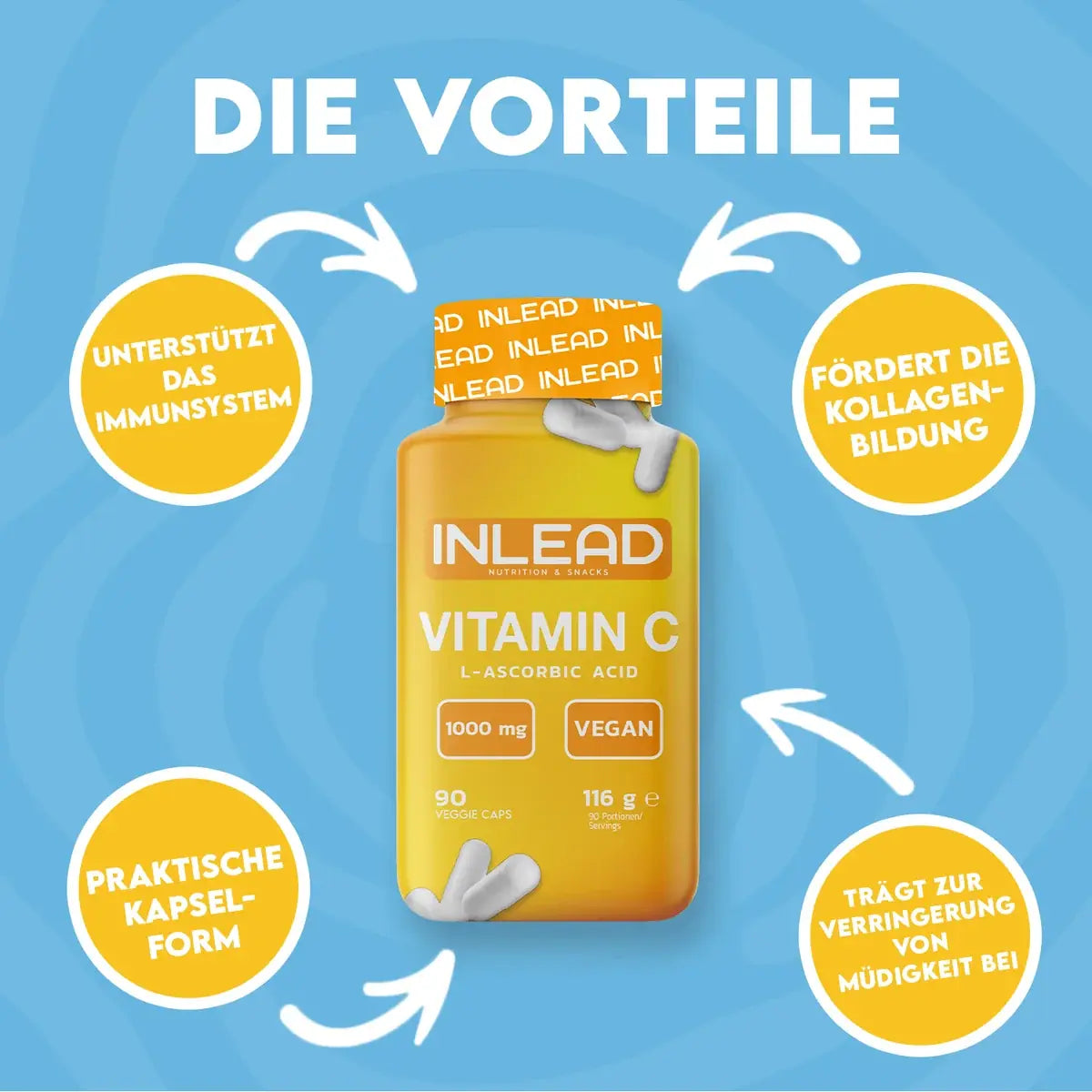 INLEAD Vitamin C 90 Kapseln