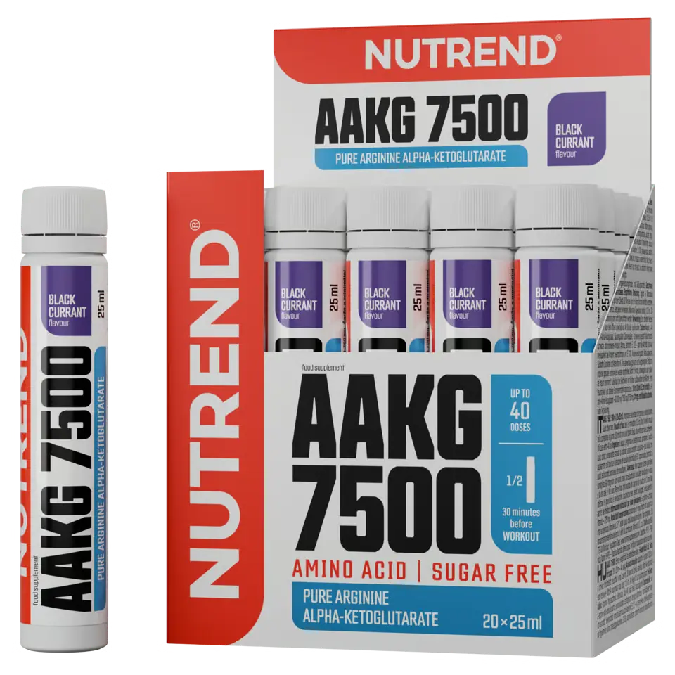 Nutrend AAKG 7500 Shot Schwarze Johannisbeere 20 × 25 ml